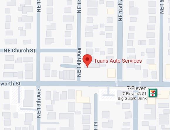 Tuans Auto Service Location Map